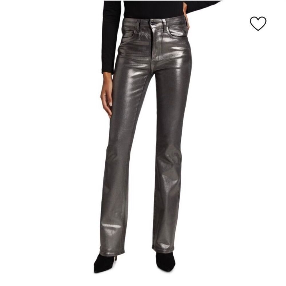 NWT Joes Jeans Flawless Hi Honey High Rise Curvy Bootcut Jeans Foil Gunmetal 26
